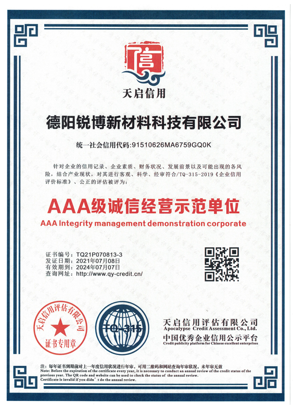 AAA級誠信經營示範單位